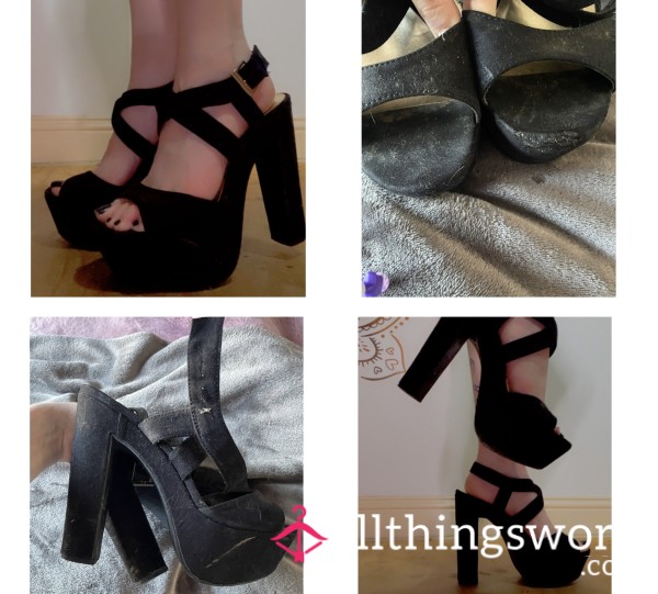 Black Platform Heels