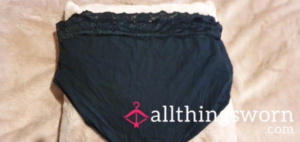 Black Plus Size Panties