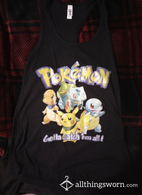 Black Pokemon Tank Top