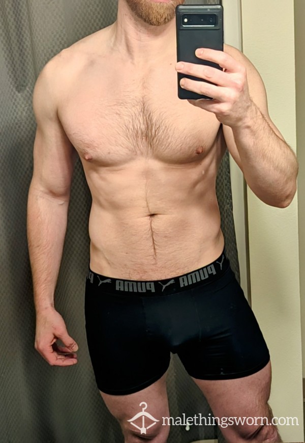 Black Puma Boxer Briefs