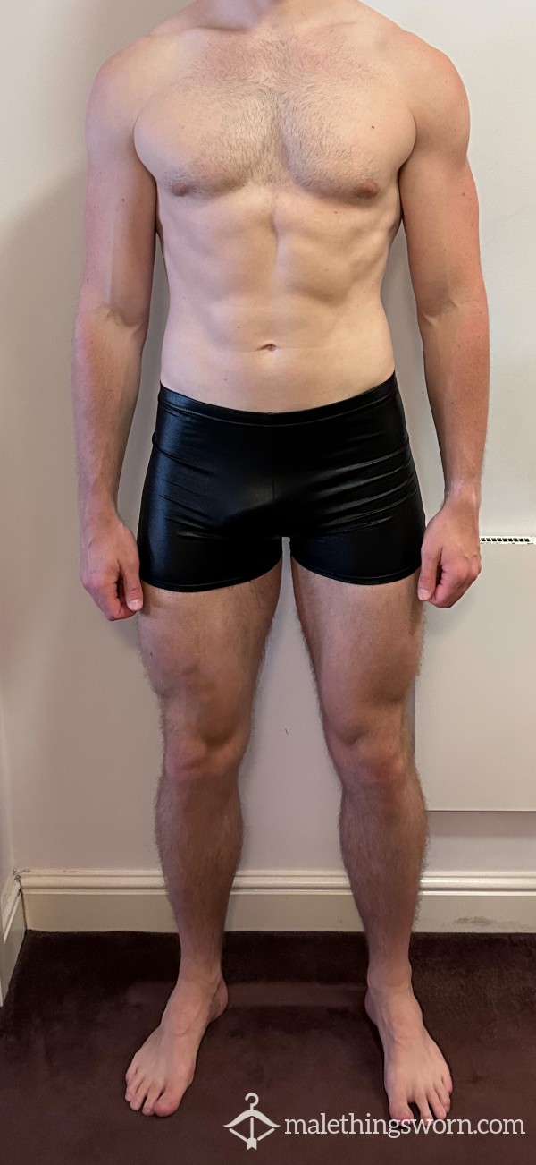 Black PVC Boxers