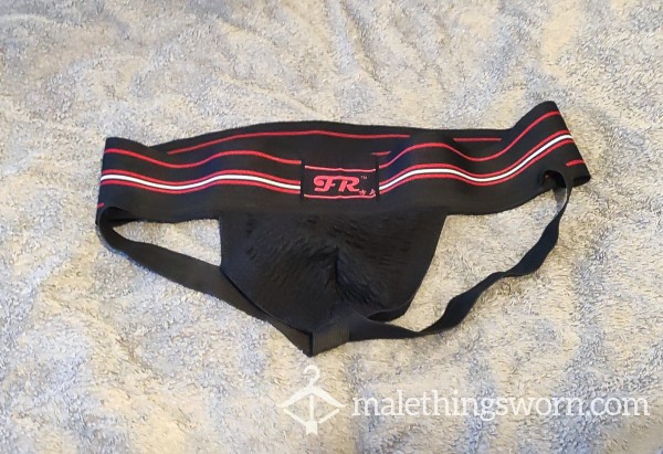 Black Rugged Oldstyle Jockstrap (customisable)