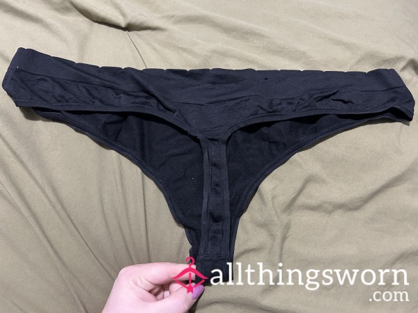 ~BLACK SEAMLESS THONG~