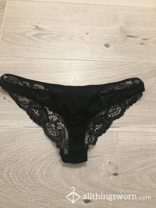 Black S**y Brazilian Style Knickers