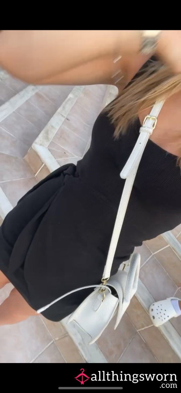 Black S**y Dress Worn By S**y Teen Blonde