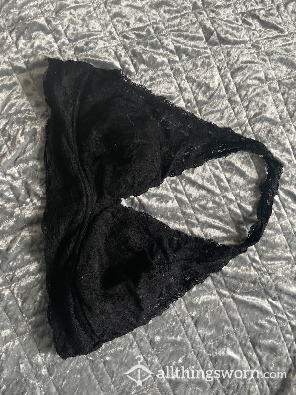 Black S**y Lace Bralette