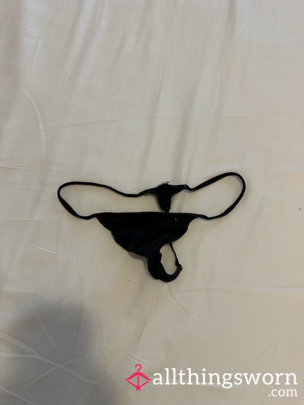 Black S**y Thongs