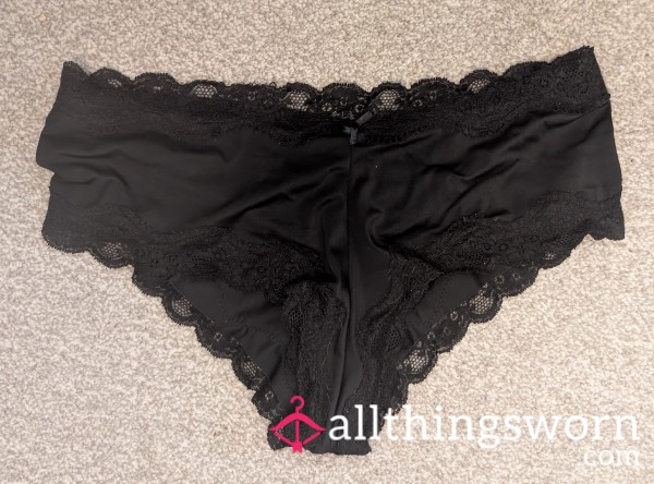 Black Silky Panties - 24 Hour Wear