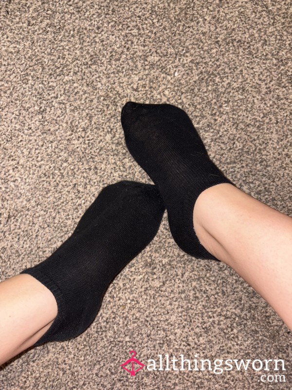 Black Size 3 Trainer Socks