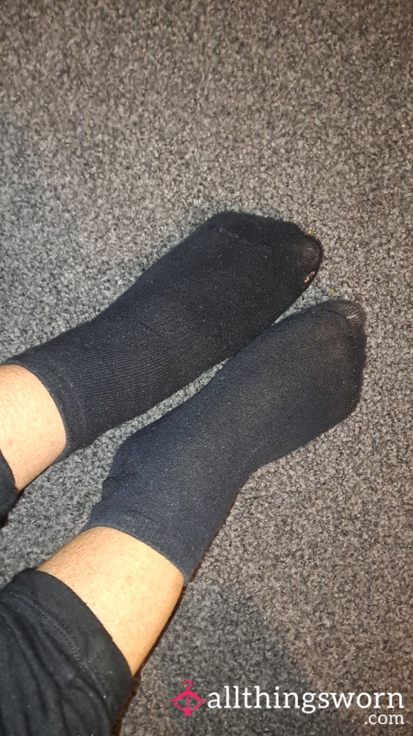 Black Socks. Smelly, Dirty