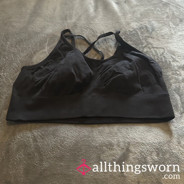 Black Sports Bra - Size 2XL - SSBBW