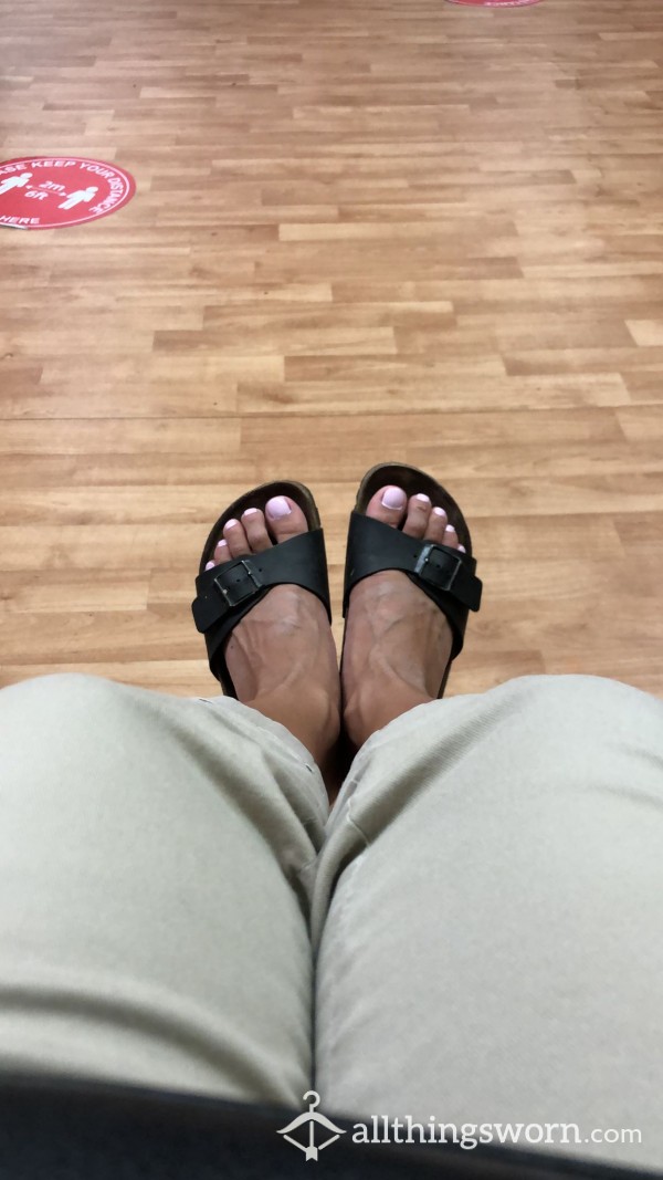 Birkenstock Black Strap Sandals