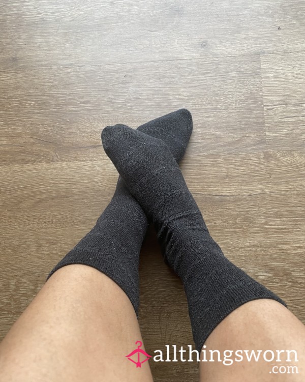 Black Striped Socks