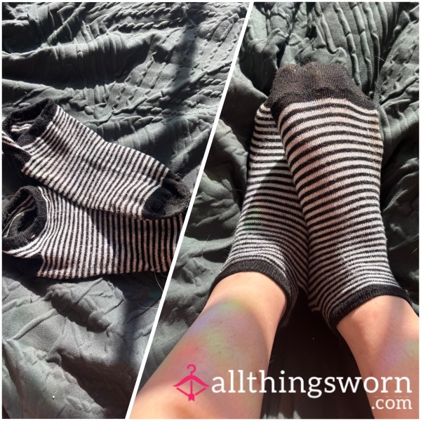 Black Striped Socks