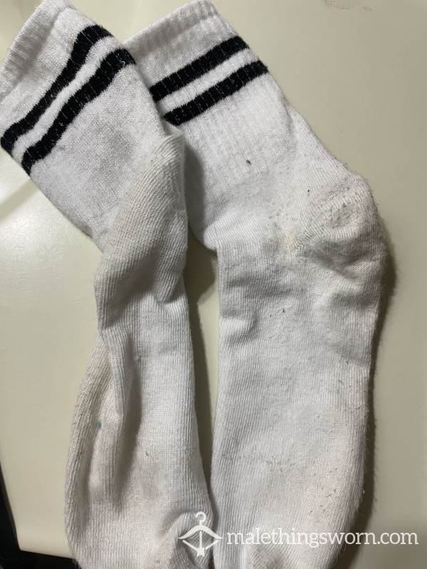 Black Striped Socks