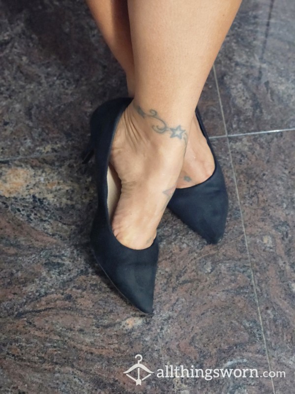 Black Suede Heels