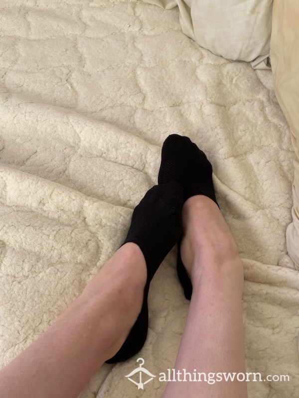 Black Sweaty Gym Socks