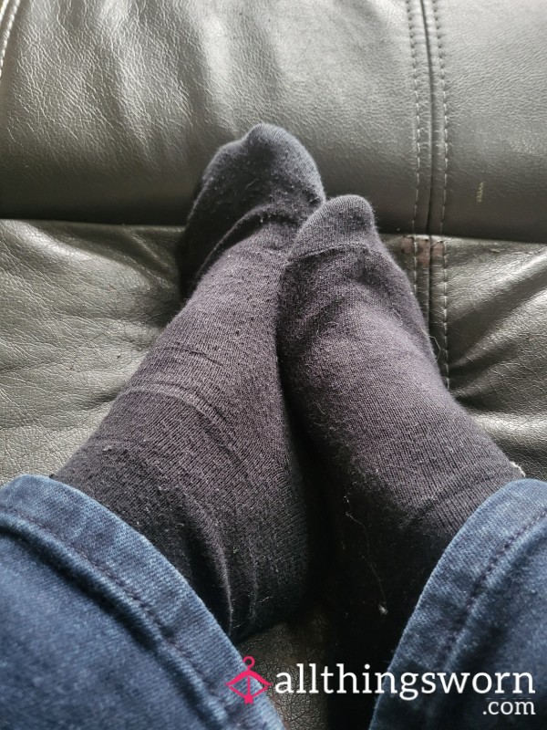 Black Sweaty Work Socks