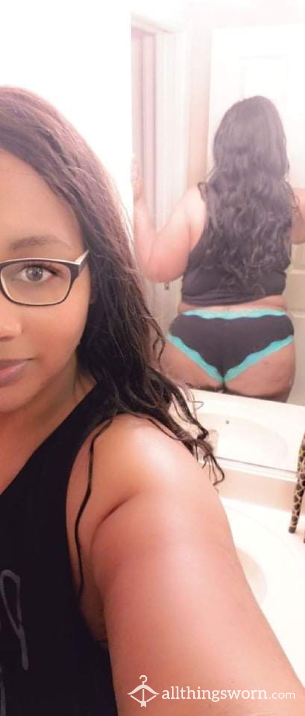 Black & Teal Panties