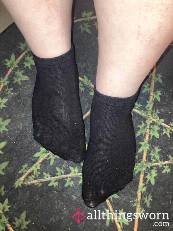 🖤Black Thin Ankle Socks🧦