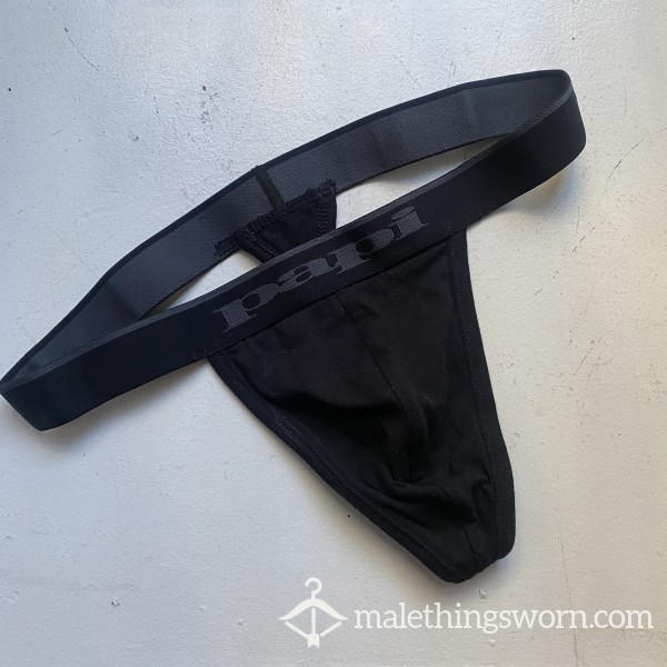 SOLD: Papi Black Thong