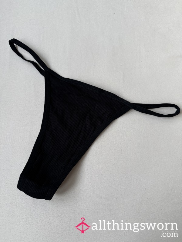 Black Thong, 48hr Wear 🖤