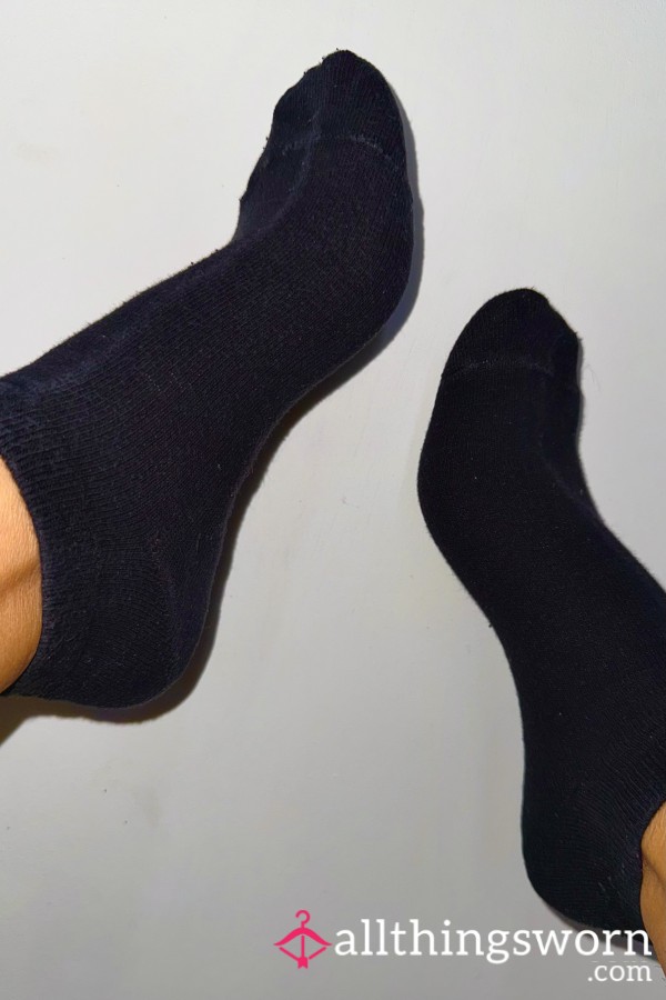 Black Trainer Socks