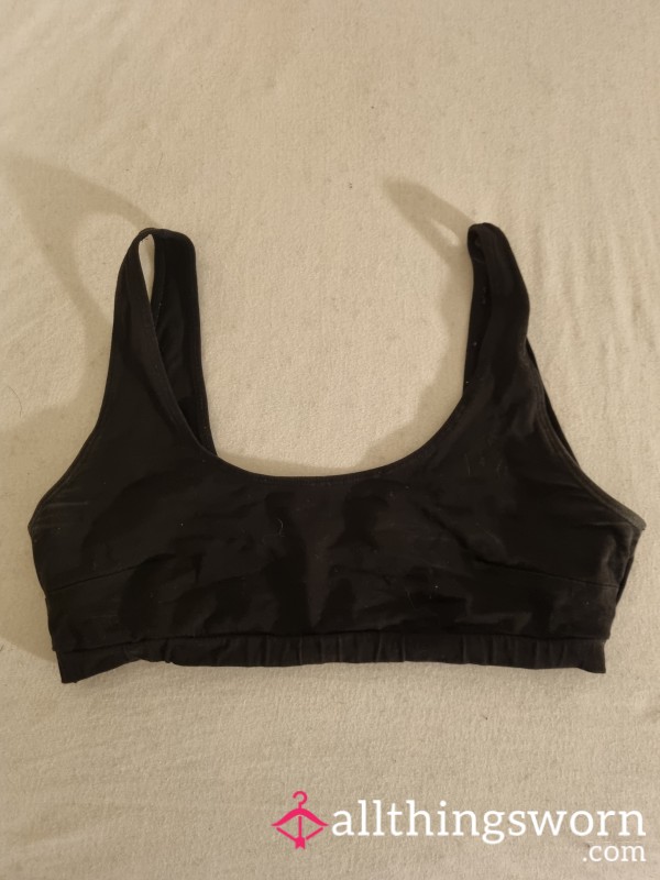 Black Training Bra