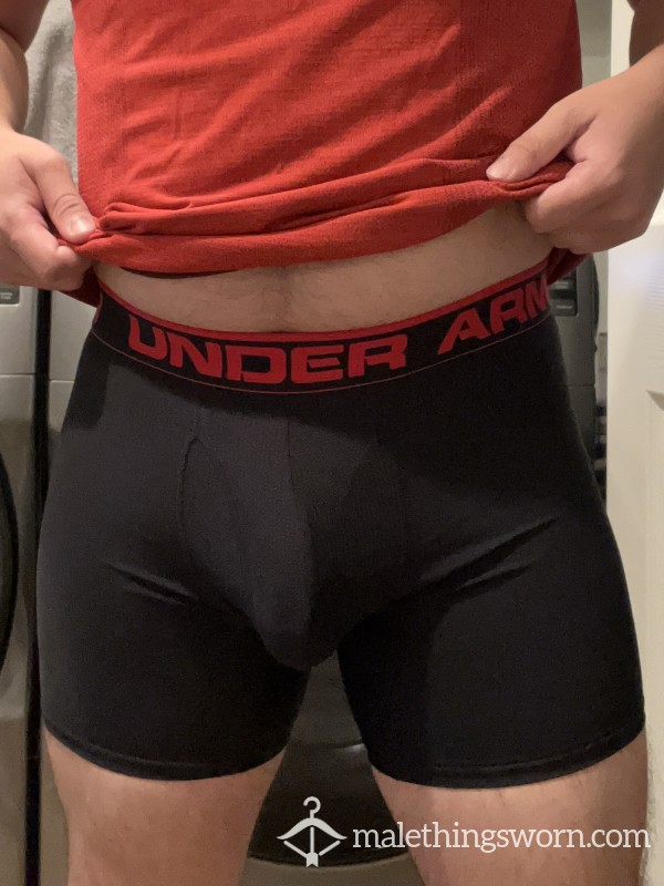 Black Under Armour Boxer Briefs (M)