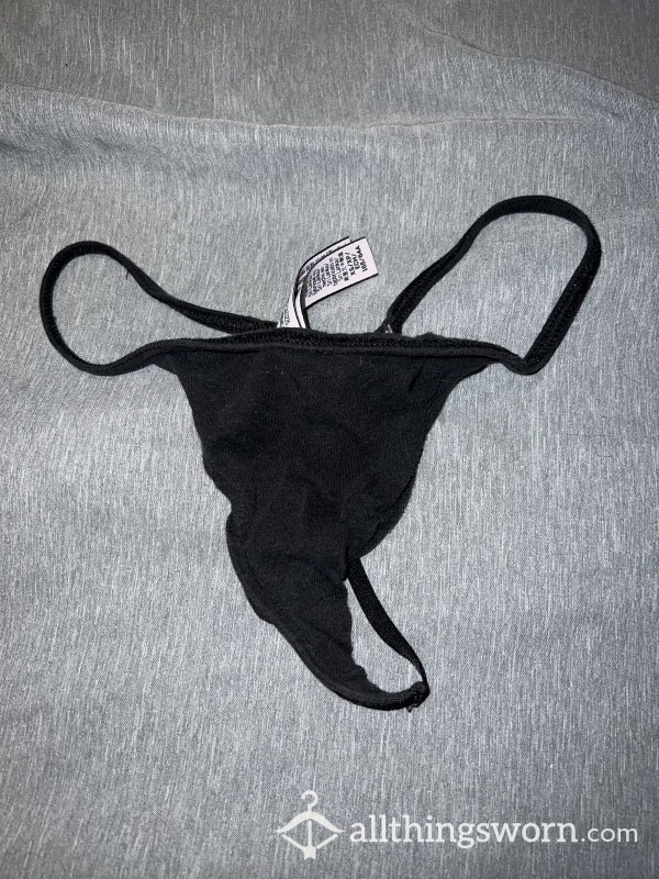 Black UNWASHED G String (see Description 💧)