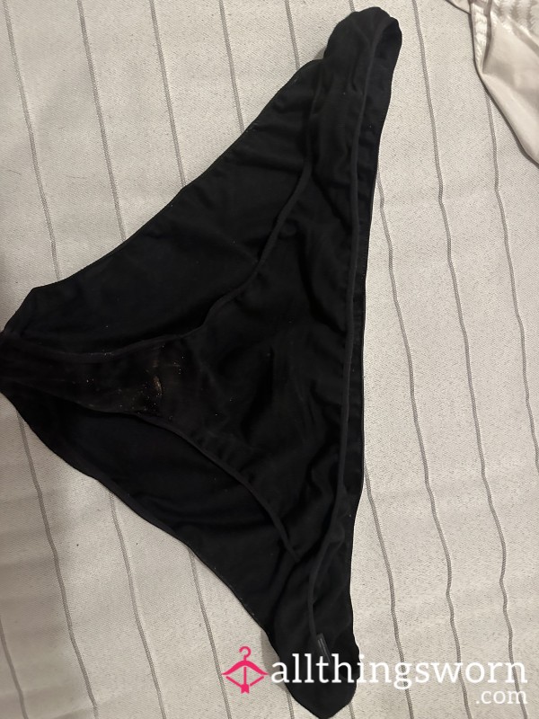 Black Used Smelly Panties