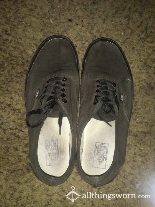 Black Vans Size 12