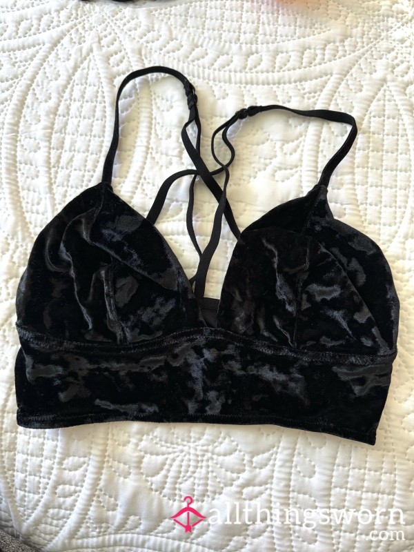 Black Velvet Bralette