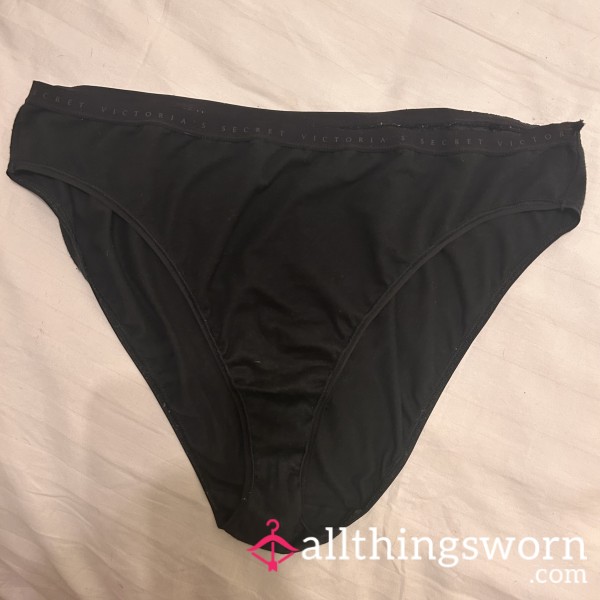 Black Victoria’s Secret Cotton Panties