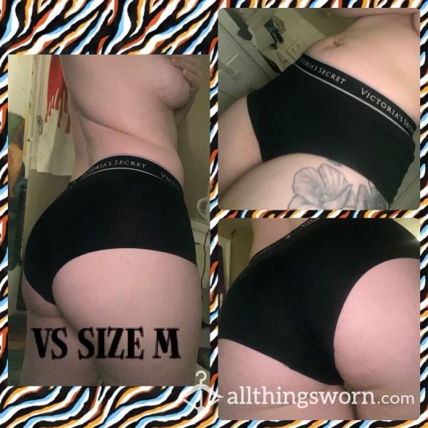 Black VS Cheeky Boyshorts