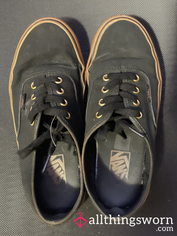 Black Well Worn Vans (8+ Years Of Wear)