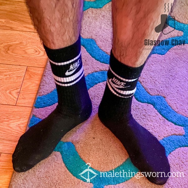 Black & White Crew Socks