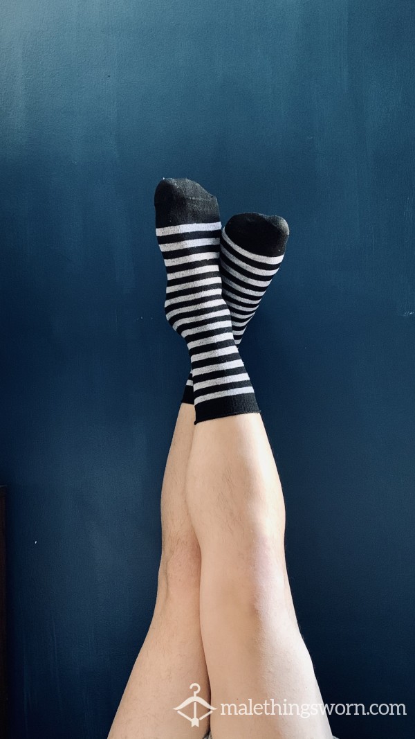 Black & White Dress Socks