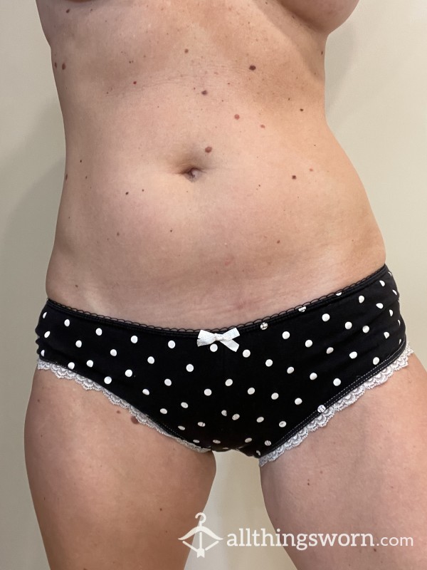 Black & White Polka Dots