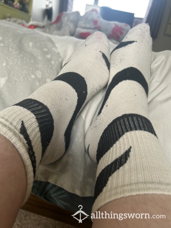 Black & White Crew Socks