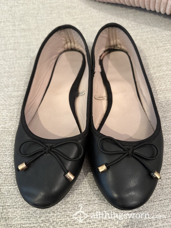 Black Work Flats