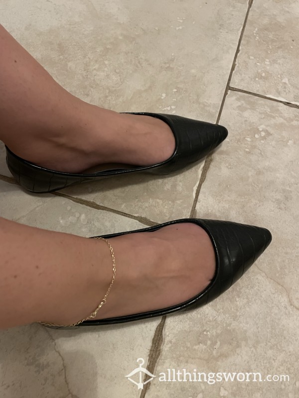 Black Work Flats Uk Size 5