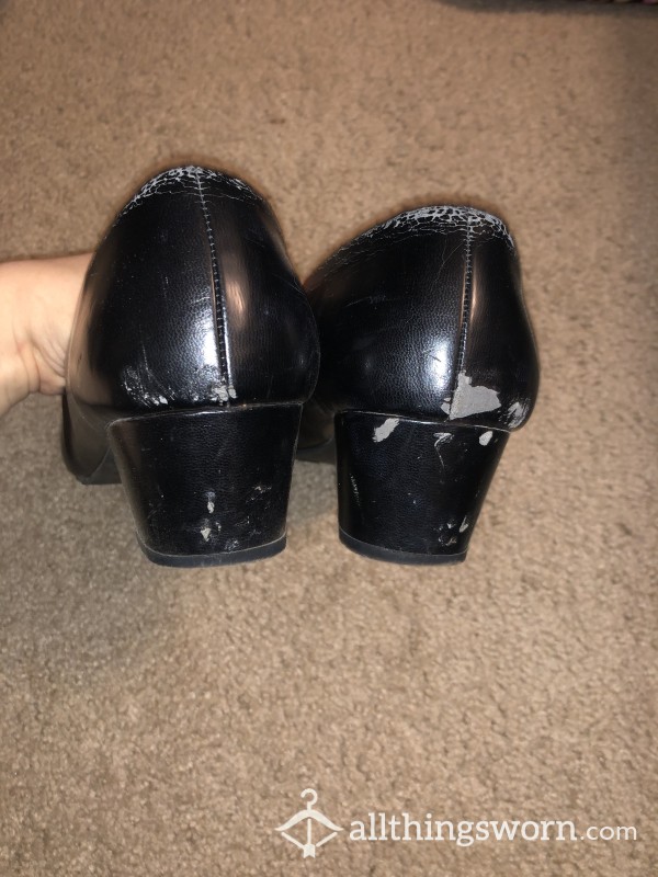 Black Worn Heels/Pumps