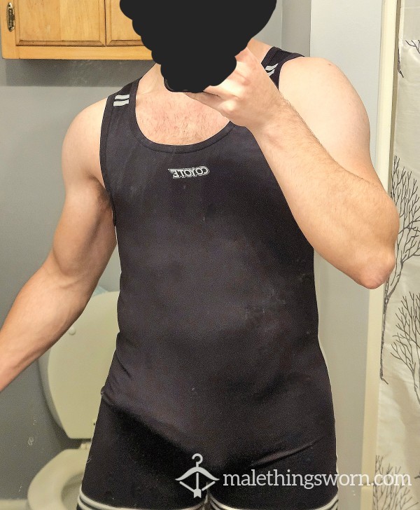 Black Wrestling Singlet