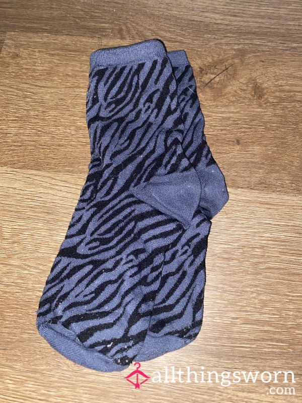 Black Zebra Socks