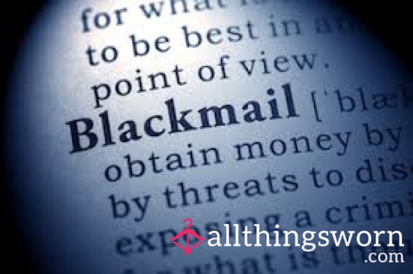 Blackmail Session Fee