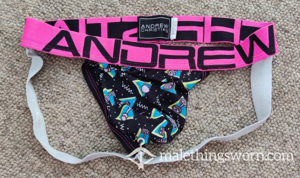 Black/Pink AC Jockstrap