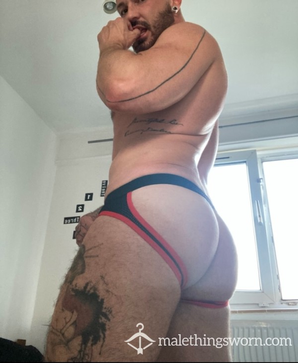 Black/red Mesh Jockstrap