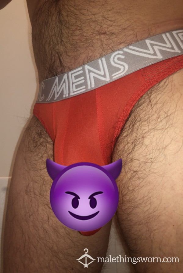 Sold - Blanc Red Mesh Briefs