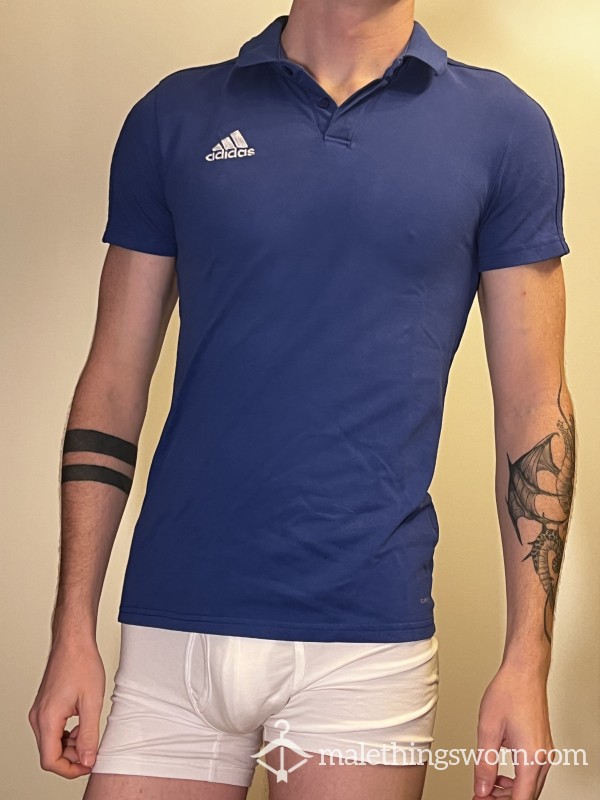 Blue Adidas Polo